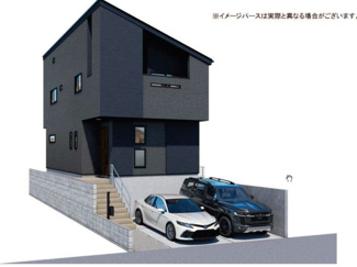 【外観パース】 | 横浜市泉区白百合　新築分譲住宅・全1棟 | パース