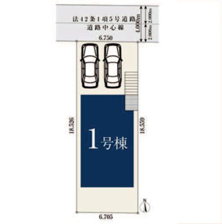 【区画図】 | 横浜市泉区白百合　新築分譲住宅・全1棟 | 配置図