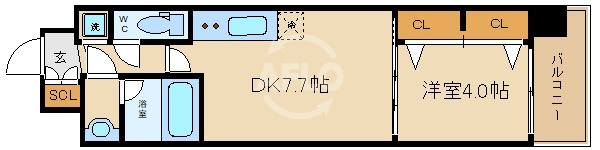 グランカーサ難波元町の間取り|グランカーサ難波元町　間取り
