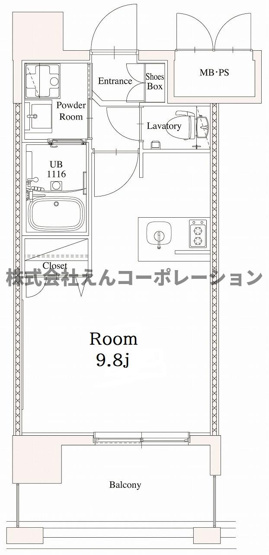 【間取り】 | エンクレスト香椎駅前