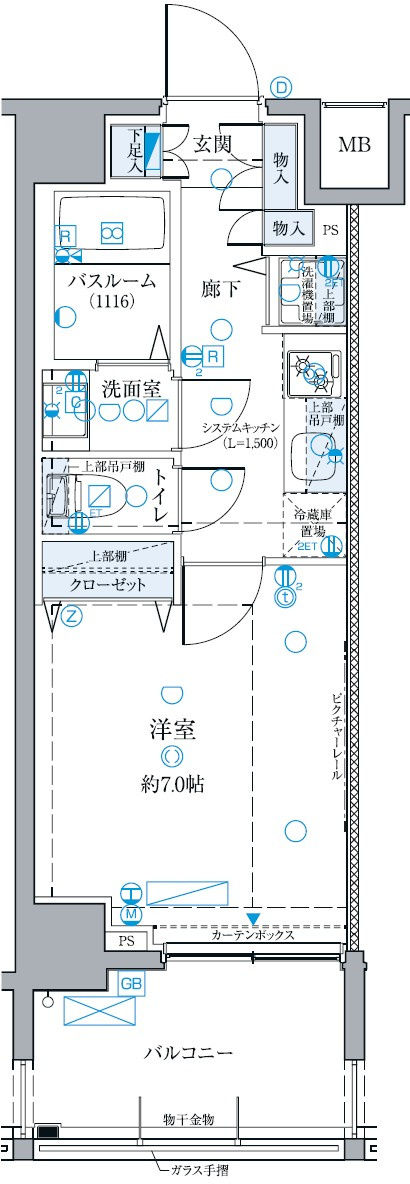 クレヴィスタ板橋西台Ⅲの間取り