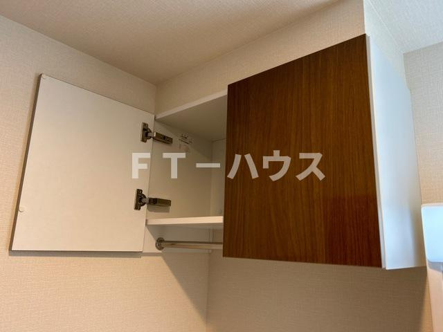 喜多園の収納|洗濯機上部収納