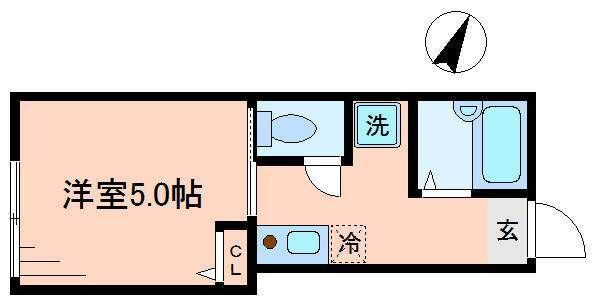 ロイヤルブルーゲート五反野の間取り