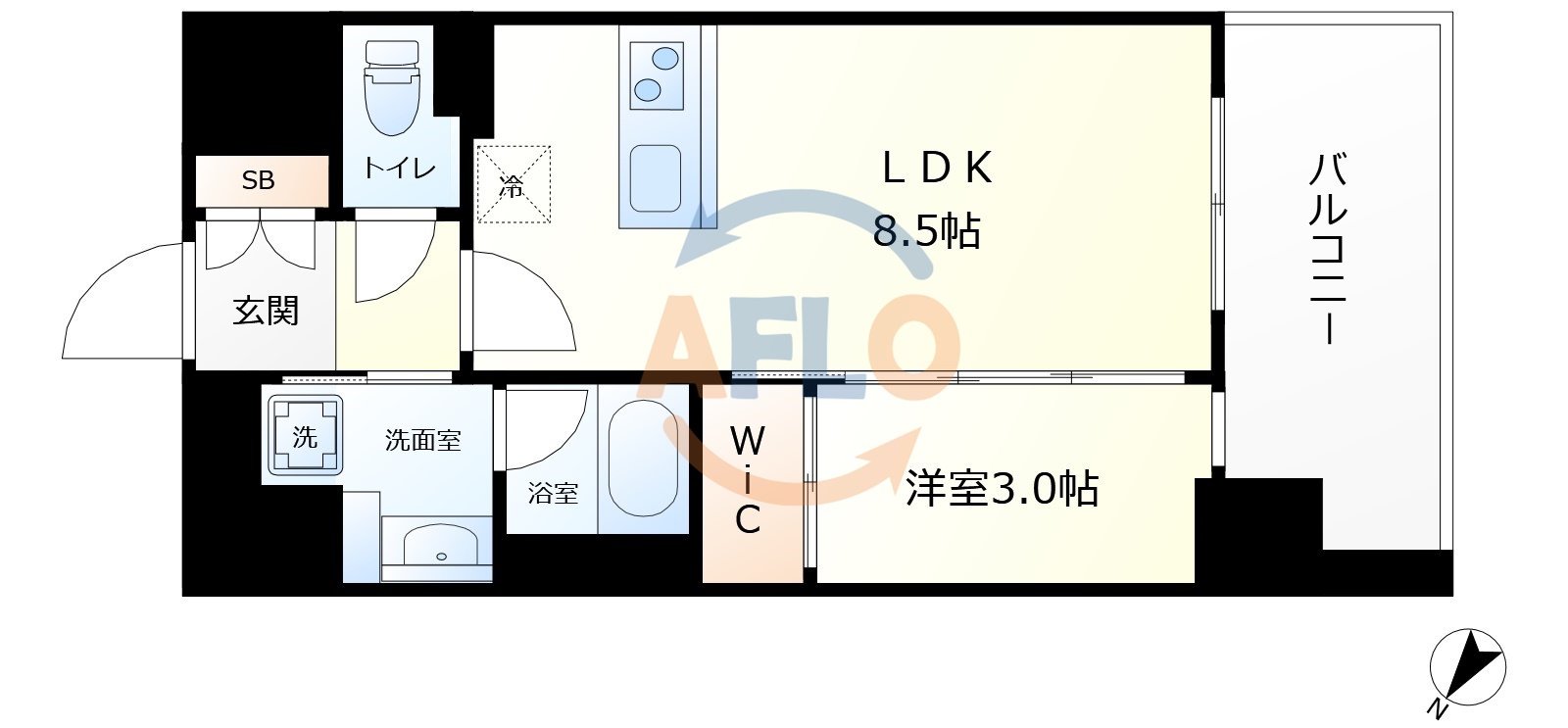 J.GRAN Court京町堀の間取り|J.GRAN Court京町堀　間取り
