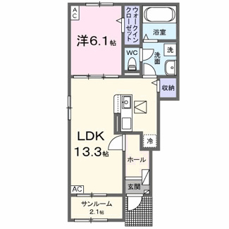 【間取り】 | サニーハウスⅤ