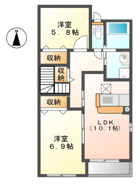アーバングレイスの間取り