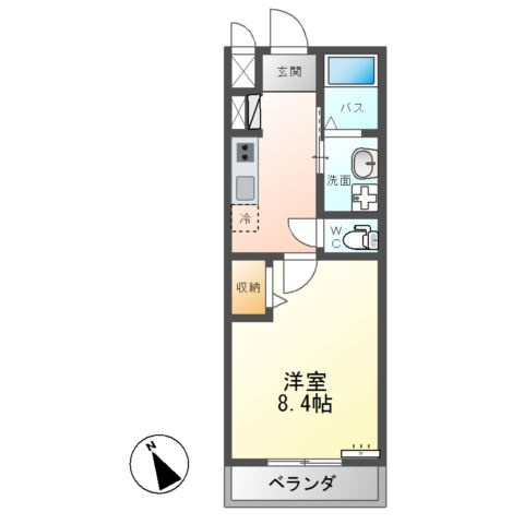 ウィンドヒルBの間取り