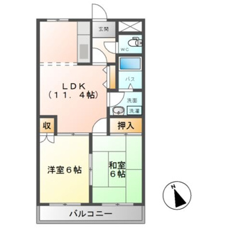 【間取り】 | スカイコーポ畑中