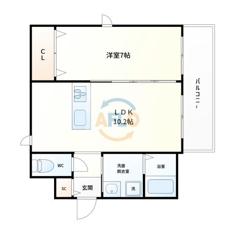 TRICERA Courtの間取り|TRICERA Court　間取り