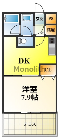 リヴェール弐番館の間取り