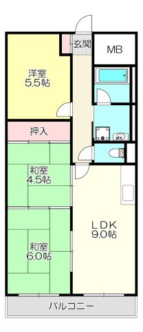 【間取り】 | エソール伊賀ヶ