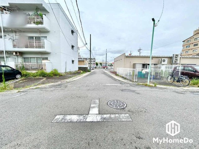 守山区向台2丁目の前面道路含む現地写真