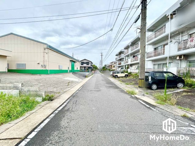 守山区向台2丁目の前面道路含む現地写真