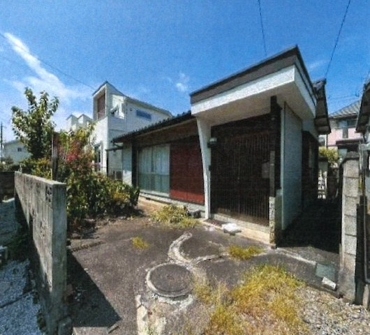 あきる野市二宮　古家付き土地の前面道路含む現地写真