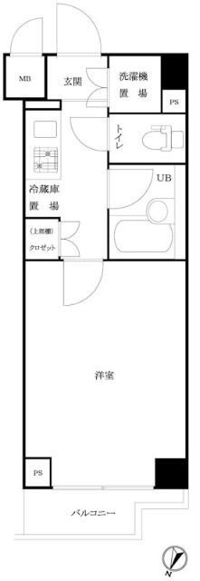 ルーブル武蔵小杉弐番館の間取り