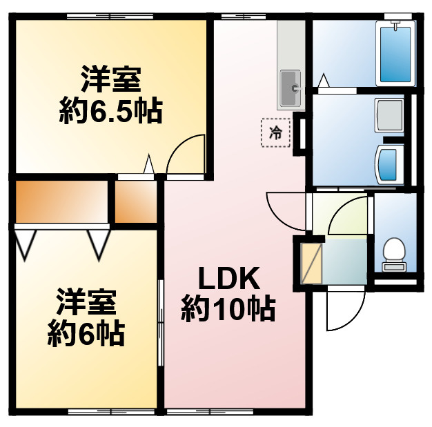 モルトフィオーレ1番館の間取り