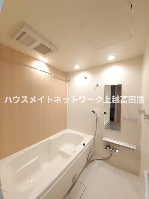 グランメゾンＳＳ１の浴室|浴室１坪（追焚機能付）