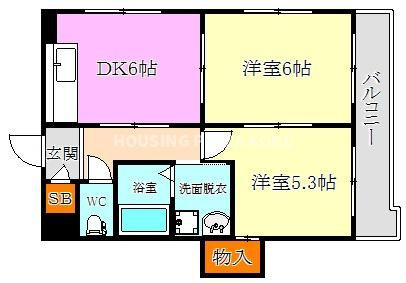 ユウワコート松風の間取り