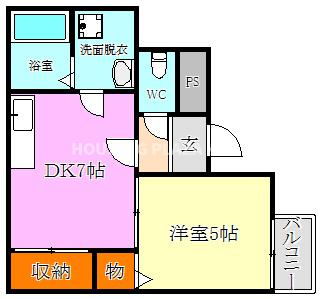タミーコートの間取り