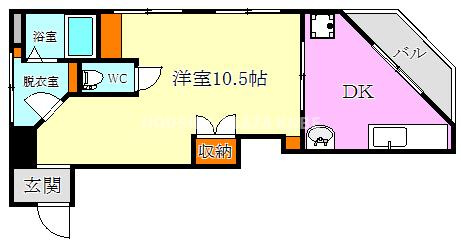 稗原マンションの間取り