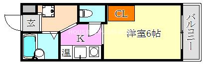 ハビテ八本松　須磨駅の賃貸情報の間取り
