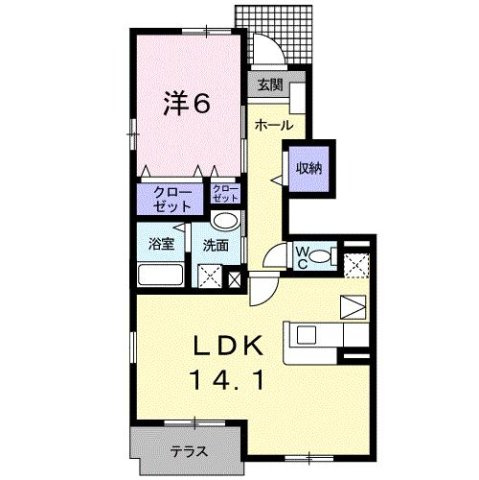 【間取り】 | ヴァン　リュミエールⅠ