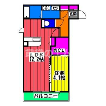 【間取り】 | Ｄ－room空港南 | Ｄ－room空港南の間取り