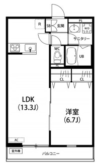 【間取り】 | リブリ・Ａｊｉｓａｉ | 間取りです。
