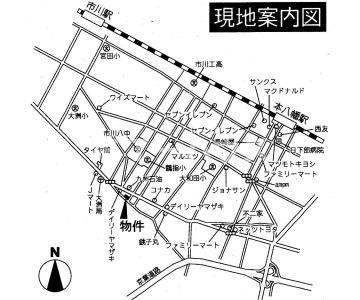リヴェール市川Ｃ棟の駐車場