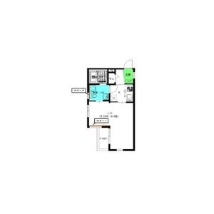アコモ元中村の間取り