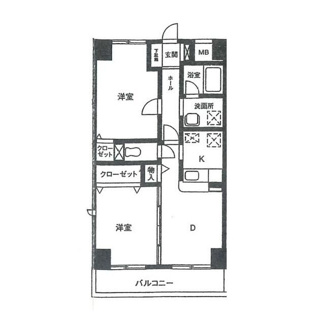 【間取り】 | グレースコート妙典 | 間取りです。