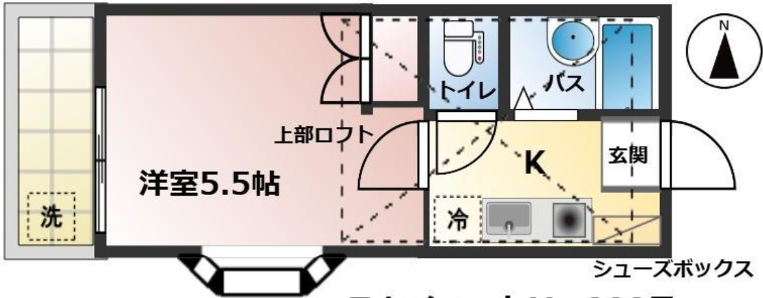 スカイコートMの間取り