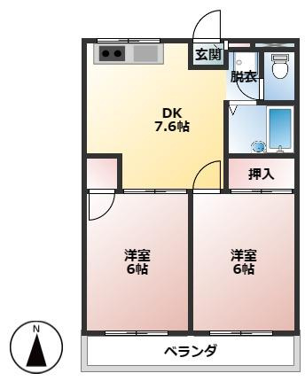 ガーデンハイム五反野の間取り