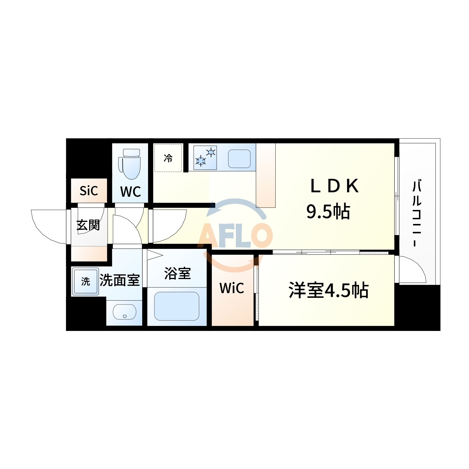 スプランディッド新大阪Ⅴの間取り|スプランディッド新大阪V　間取り