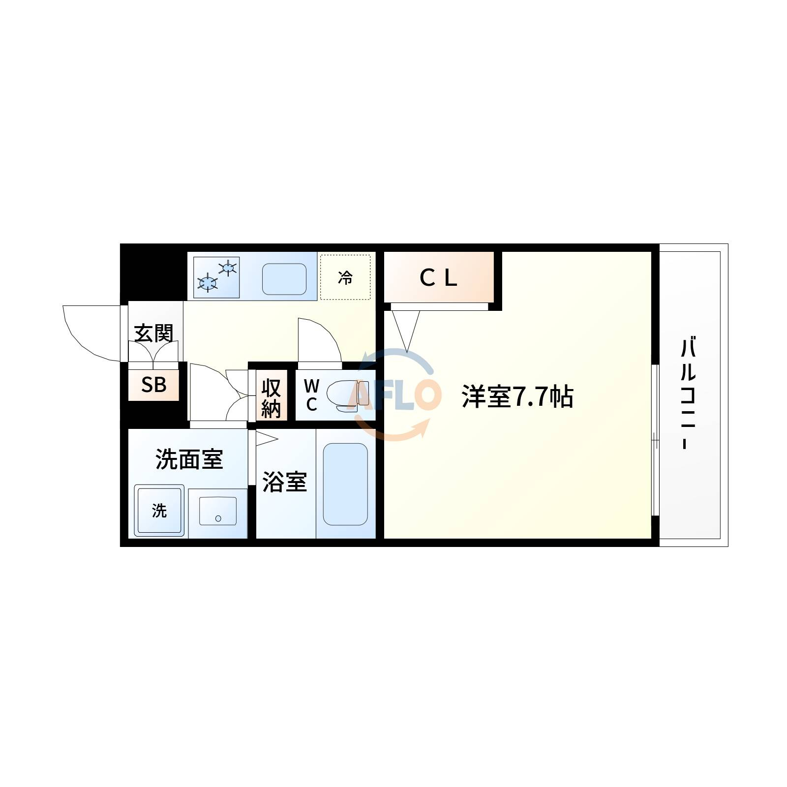 LaDouceur江坂Ⅱの間取り|LaDouceur江坂Ⅱ　間取り
