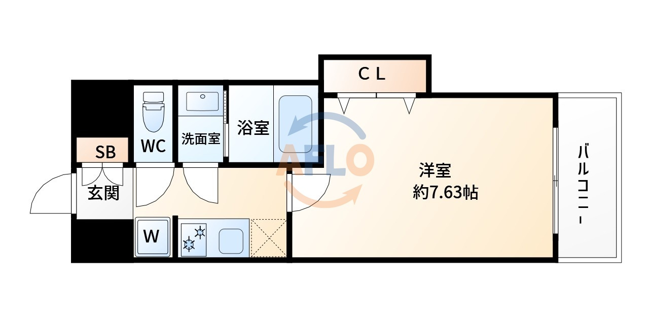ラグゼ新大阪サウスの間取り|Luxe新大阪SOUTH　間取り