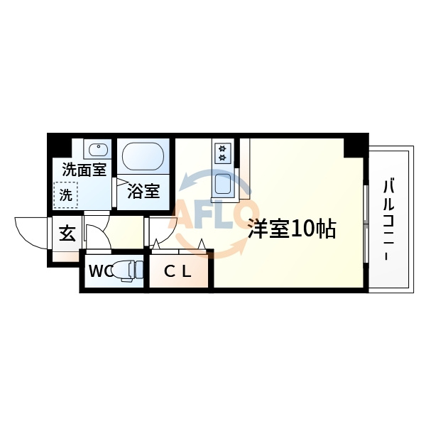  シティスパイア上新庄の間取り|CITY SPIRE上新庄　間取り