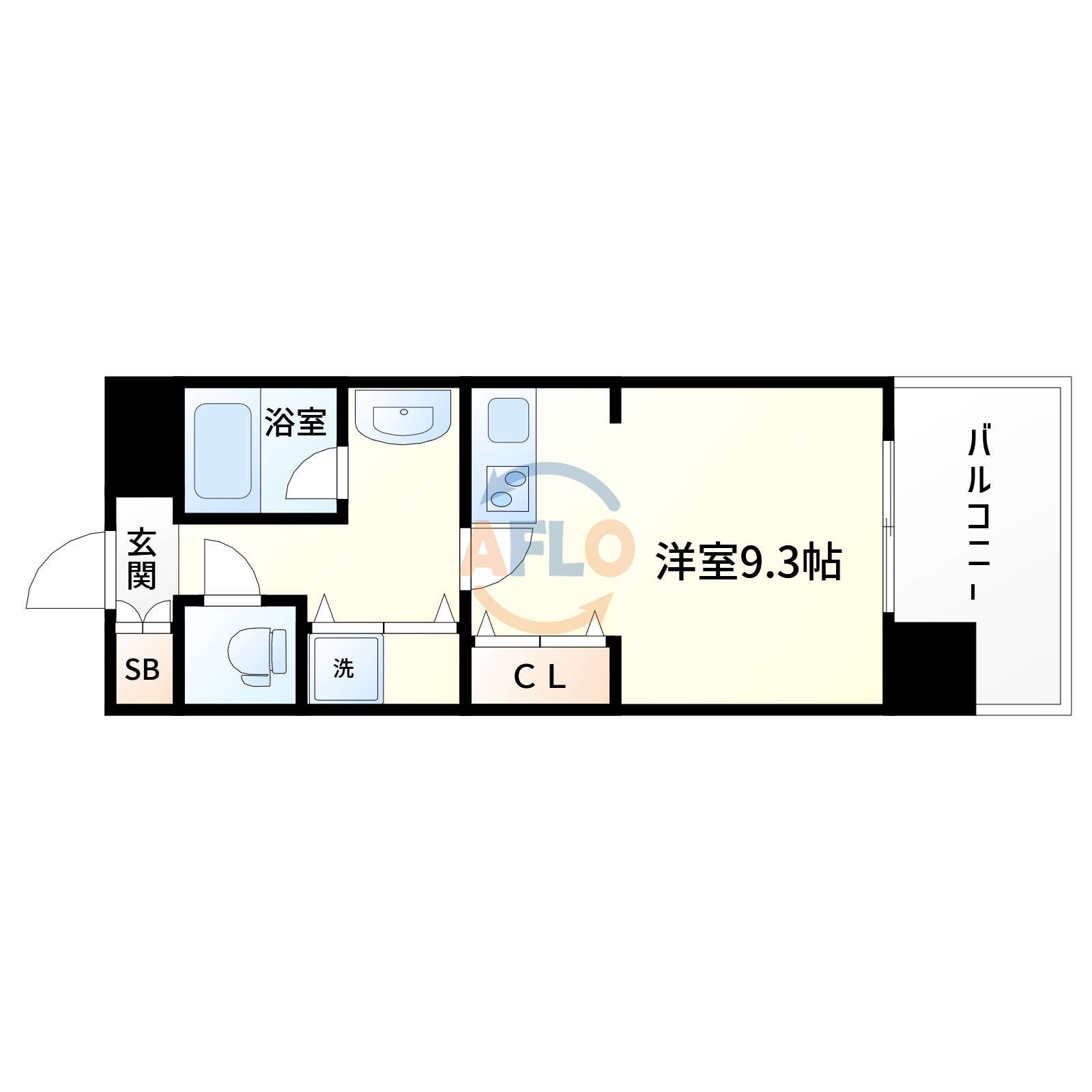 サンロワール江坂の間取り|間取り