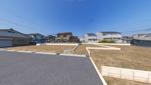 玉津町出合　８区画分譲地の外観パース|１番・２番・３番区画