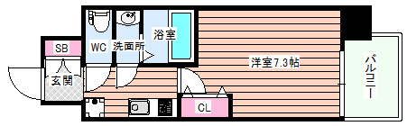 【間取り】 | LIVIAZ　SHIN-OSAKA　Ciel