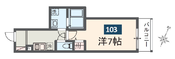 【間取り】 | MELDIA長沼2（メルディアナガヌマツー）