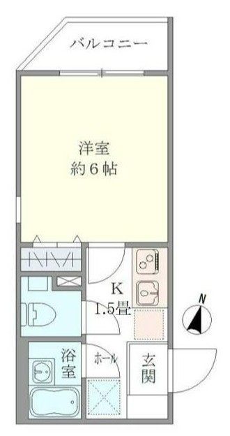 ライブカーサ板橋大山の間取り