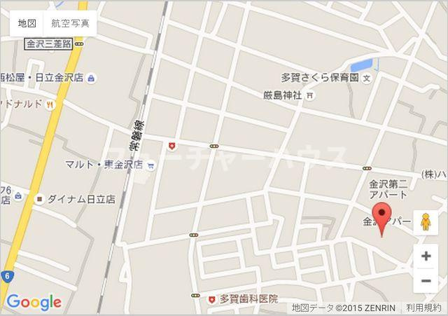メゾン・グラシア　Aの地図