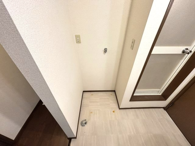 室内洗濯置き場です★