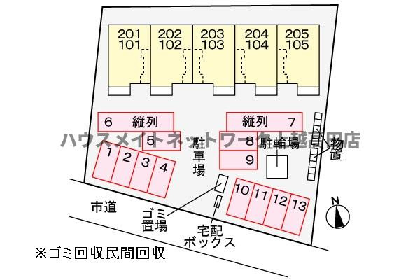 リアン　デュールの区画図|配置図