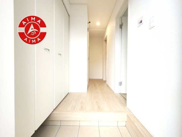 福岡市東区西戸崎4丁目第21-3棟（3号棟）の防犯設備|二重ロックでしっかり防犯対策ができます。