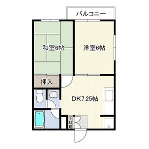 木村ハイツの間取り