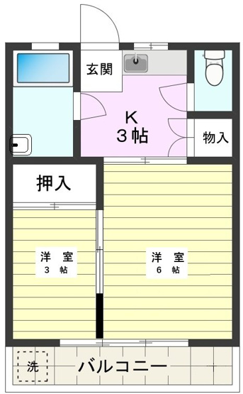 【間取り】 | 高橋コーポ