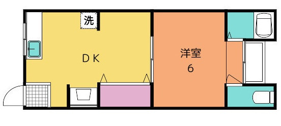 松栄ハイツの間取り