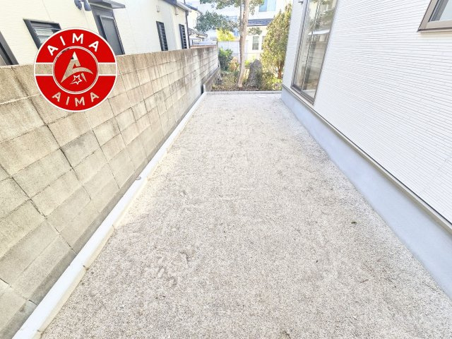 福岡市東区西戸崎4丁目第21-3棟（2号棟）の庭|お庭で自由な時間を過ごせます。